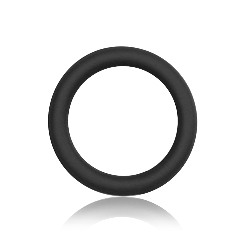 O-Ring mit Silikonbeschichtung, Schwarz