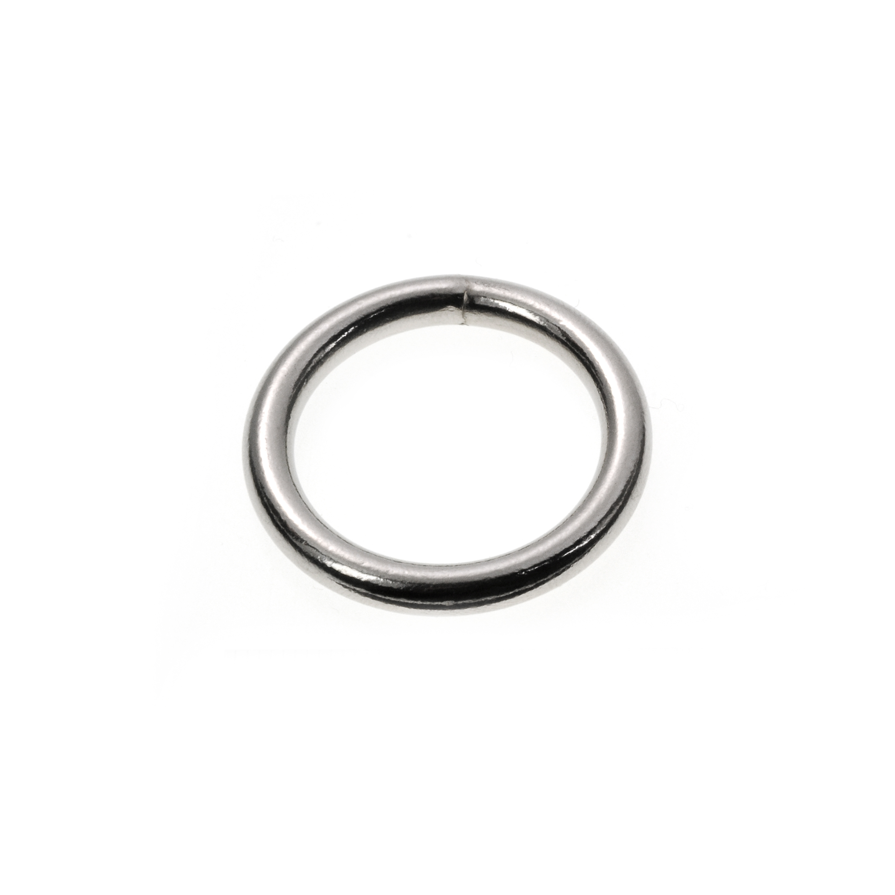 O Ring Stahl, geschweißt, Glanzoberfläche "circle ring"