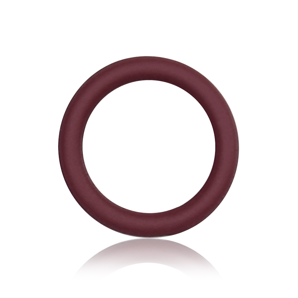 O-Ring mit Silikonbeschichtung, Weinrot