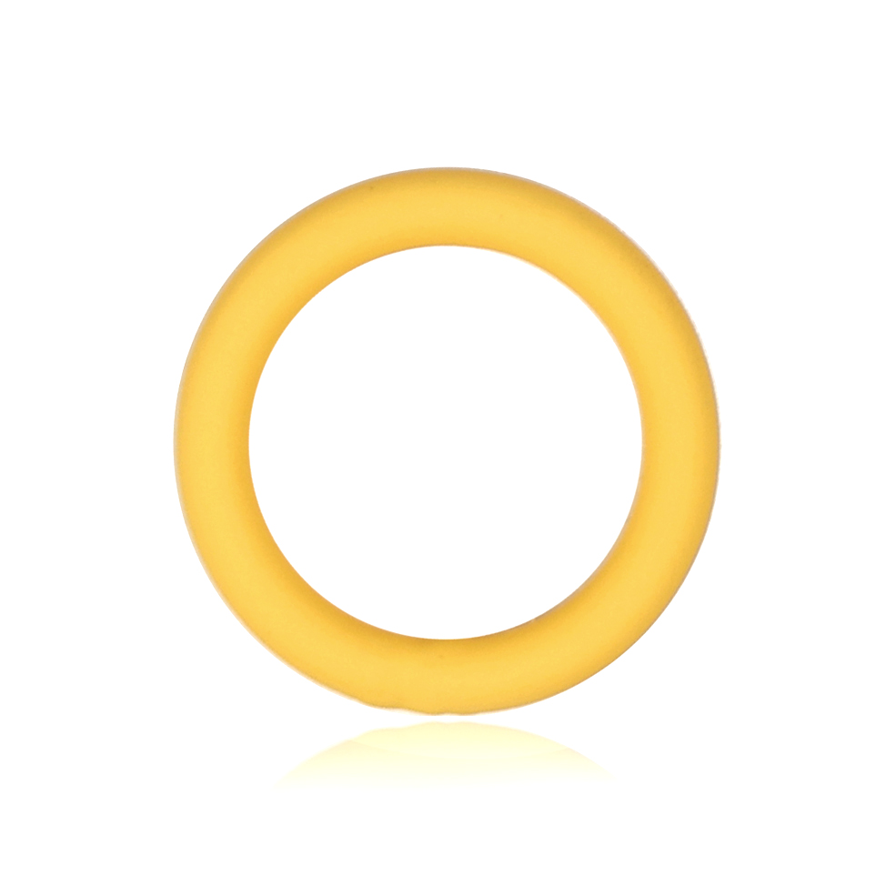 O-Ring mit Silikonbeschichtung, Senfgelb